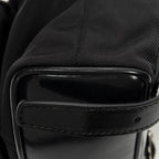 Gucci Mini Bamboo Backpack Sac Black Nylon Canvas — view 8