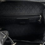 Gucci Mini Bamboo Backpack Sac Black Nylon Canvas — view 9
