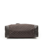 Gucci Front Pocket Tote Dark Brown GG Nylon Canvas — view 6