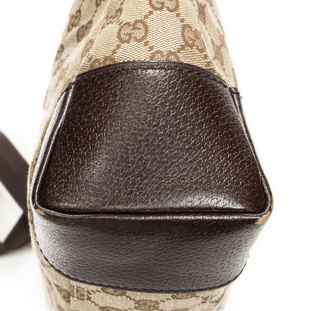 Gucci Zip Messenger Beige Brown GG Canvas — view 7