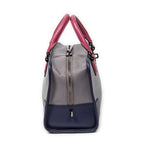 Loewe Tricolor Amazona Lilac Purple Pink Gray Calfskin Leather — view 4
