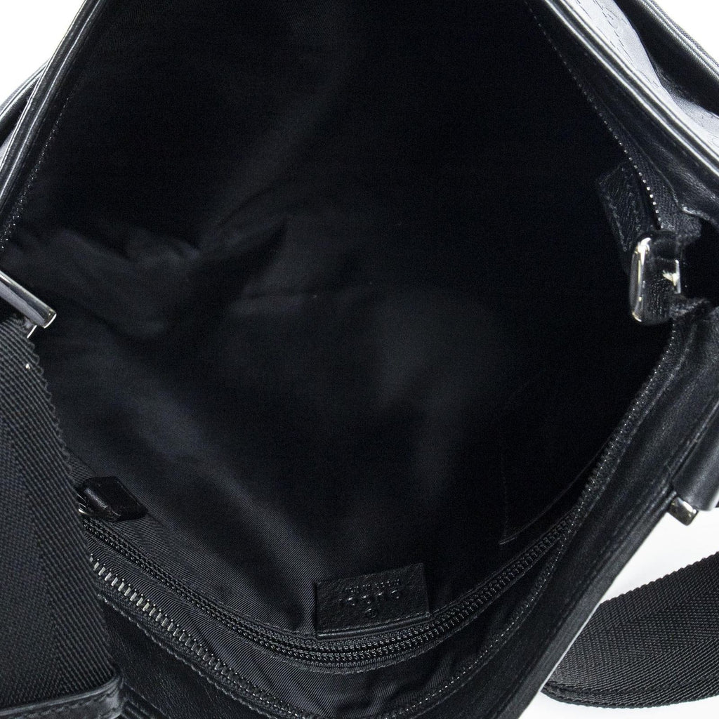 Gucci Messenger Bag Black Nylon Canvas — view 9