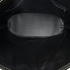 Celine Vintage Shoulder Zip Tote Black Brown Macadam Canvas — view 9