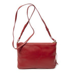 Saint Laurent Yves Teen Monogram Crossbody Red Calfskin Leather — view 5