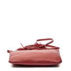 Saint Laurent Yves Teen Monogram Crossbody Red Calfskin Leather — view 6