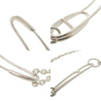 Hermes Chaine D'ancre Punk Long 925 Sterling Silver Necklace — view 9