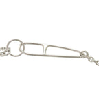Hermes Chaine D'ancre Punk Long 925 Sterling Silver Necklace — view 5