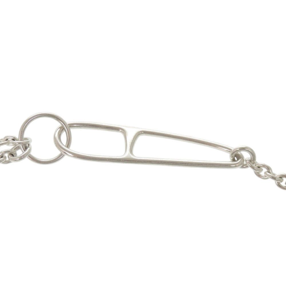 Hermes Chaine D'ancre Punk Long 925 Sterling Silver Necklace — view 5