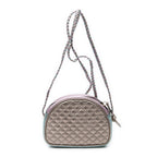Gucci Trapuntata Mini Camera Crossbody Light Pink Light Blue Matelasse Metallic — view 5