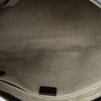 Gucci Large GG Charm Zip Tote Black Gray Calfskin Leather — view 9