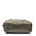 Gucci Small Shoulder Bag Metallic Blanc Zuguccissima Imprint Canvas — view 6