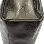 Gucci Small Shoulder Bag Metallic Blanc Zuguccissima Imprint Canvas — view 7