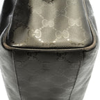 Gucci Small Shoulder Bag Metallic Blanc Zuguccissima Imprint Canvas — view 8