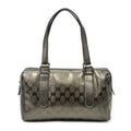 Gucci Small Shoulder Bag Metallic Blanc Zuguccissima Imprint Canvas