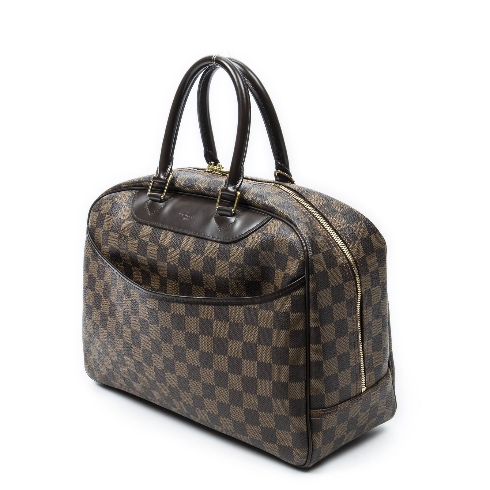 Louis Vuitton Deauville Brown Damier Ebene Handbag — view 2