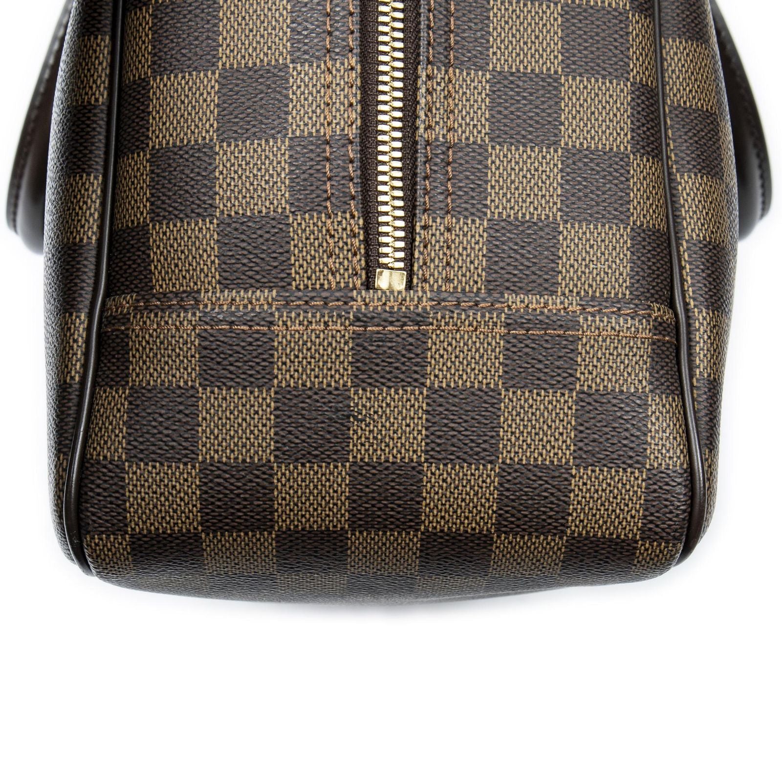 Louis Vuitton Deauville Brown Damier Ebene Handbag — view 8