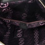 Gucci Large Web Prince Hobo Black Gray Calfskin Leather — view 9