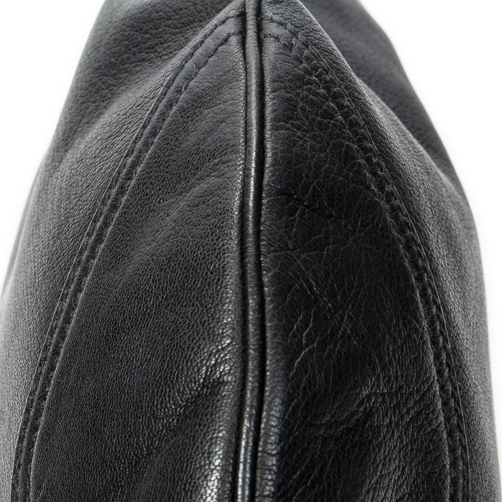 Gucci Large Web Prince Hobo Black Gray Calfskin Leather — view 7