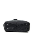 Gucci Small Shoulder Tote Black GG Canvas — view 6