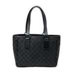 Gucci Small Shoulder Tote Black GG Canvas