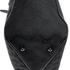 Gucci Small Shoulder Tote Black GG Canvas — view 7