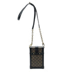 Louis Vuitton Vertical Trunk Pochette Brown Monogram Canvas — view 5
