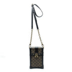 Louis Vuitton Vertical Trunk Pochette Brown Monogram Canvas