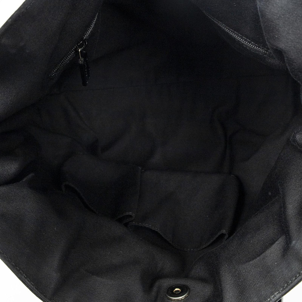 Gucci Fullum Tote Beige Black GG Canvas — view 9