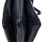 Prada Sound Lock Flap Navy Saffiano Leather — view 7