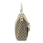 Gucci Abbey Pocket Hobo Beige Ivory GG Canvas — view 4