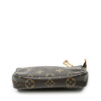 Louis Vuitton Mini Pochette Brown Monogram Canvas — view 6