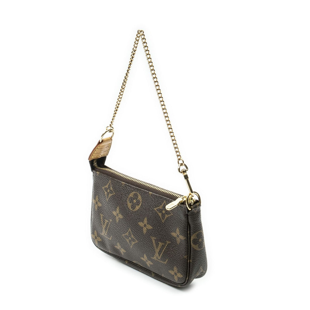 Louis Vuitton Mini Pochette Brown Monogram Canvas — view 2