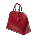 Louis Vuitton Alma Red Epi Handbag — view 2