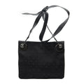 Gucci Eclipse Crossbody Shoulder Bag Black GG Canvas