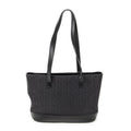 Celine Vintage Shopping Tote Black C Macadam Canvas