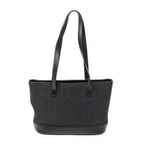 Celine Vintage Shopping Tote Black C Macadam Canvas