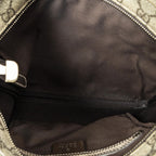 Gucci Square Front Zip Crossbody Beige Brown Supreme Canvas — view 9