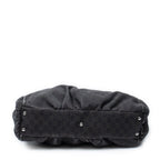 Gucci Large Abbey D Ring Tote Dark Brown GG Denim Canvas — view 6