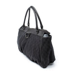 Gucci Large Abbey D Ring Tote Dark Brown GG Denim Canvas — view 2