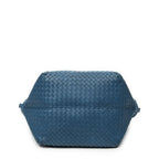 Bottega Veneta Chef Bag Blue Intrecciato Leather — view 6