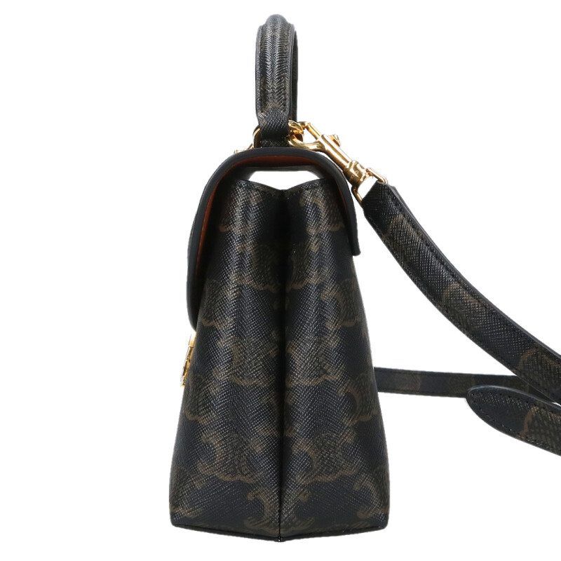 Celine Teen Nino Triomphe Canvas Shoulder Bag — view 5