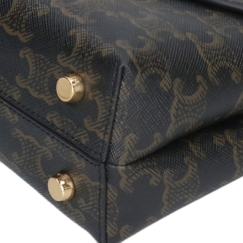Celine Teen Nino Triomphe Canvas Shoulder Bag — view 4