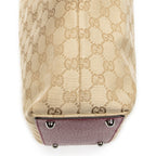 Gucci Small Eclipse Shopping Beige Red GG Canvas Messenger Bag — view 7