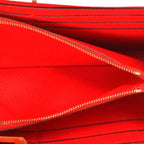 Hermes Kelly Wallet Long Veau Epsom Rouge Tomato — view 3