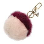 Louis Vuitton Bubble Duo Mink Clip Key Holder