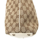 Gucci Vertical Brit Tote Ivory Beige GG Canvas — view 8
