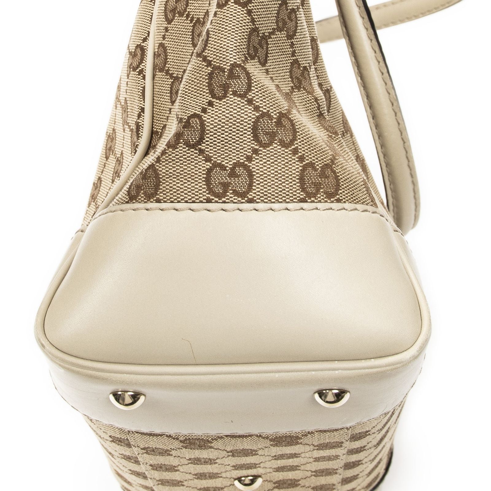 Gucci Mayfair Tote Beige GG Canvas — view 8