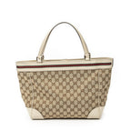 Gucci Mayfair Tote Beige GG Canvas — view 5