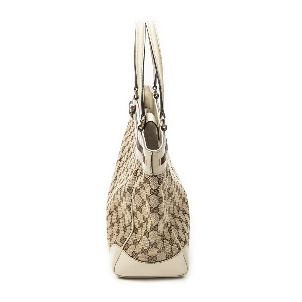 Gucci Mayfair Tote Beige GG Canvas — view 3