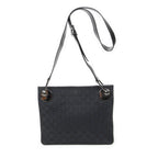 Gucci Eclipse Crossbody Shoulder Bag Black GG Canvas — view 5
